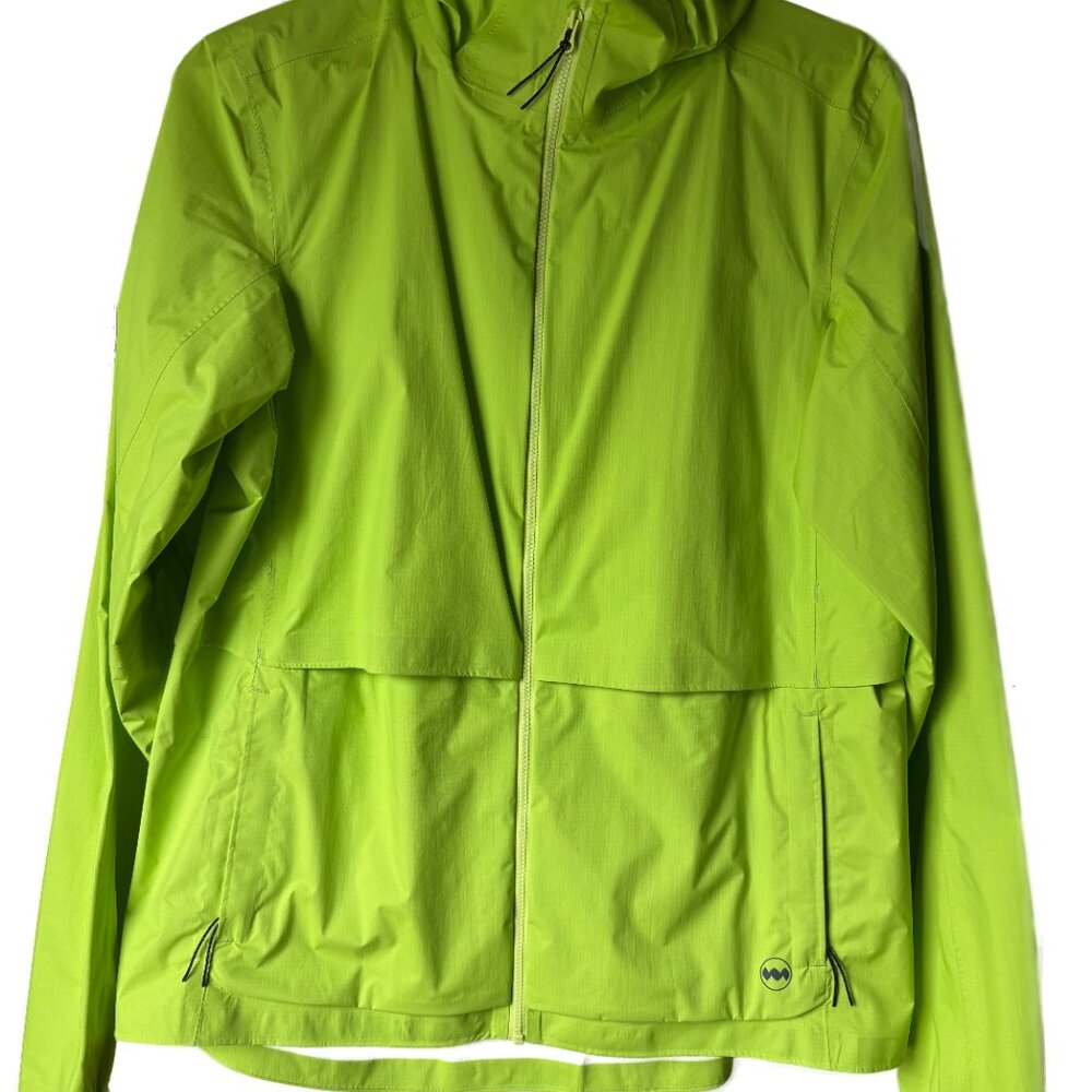 Janji Women's Rainrunner Pack Jacket, size Medium, S U P E R G L O W - Picture 6 of 14